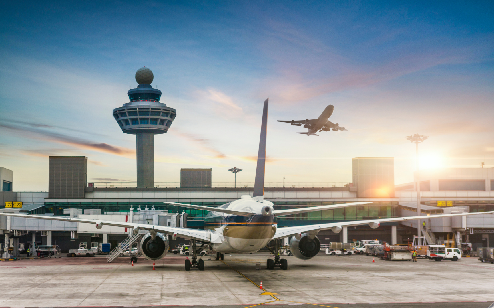 Protección contra incendios en aeropuertos y hangares de aviones